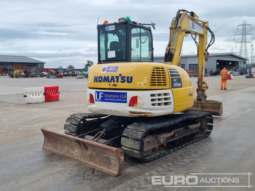 2018 Komatsu PC80MR-5 - Mini pelle: photos 5 2018 Komatsu PC80MR-5 - Mini pelle: photos 5