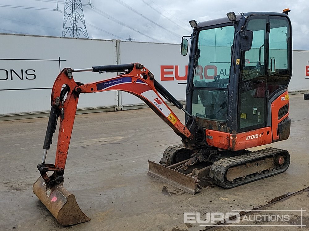2018 Kubota KX016-4 - Mini pelle: photos 1 2018 Kubota KX016-4 - Mini pelle: photos 1