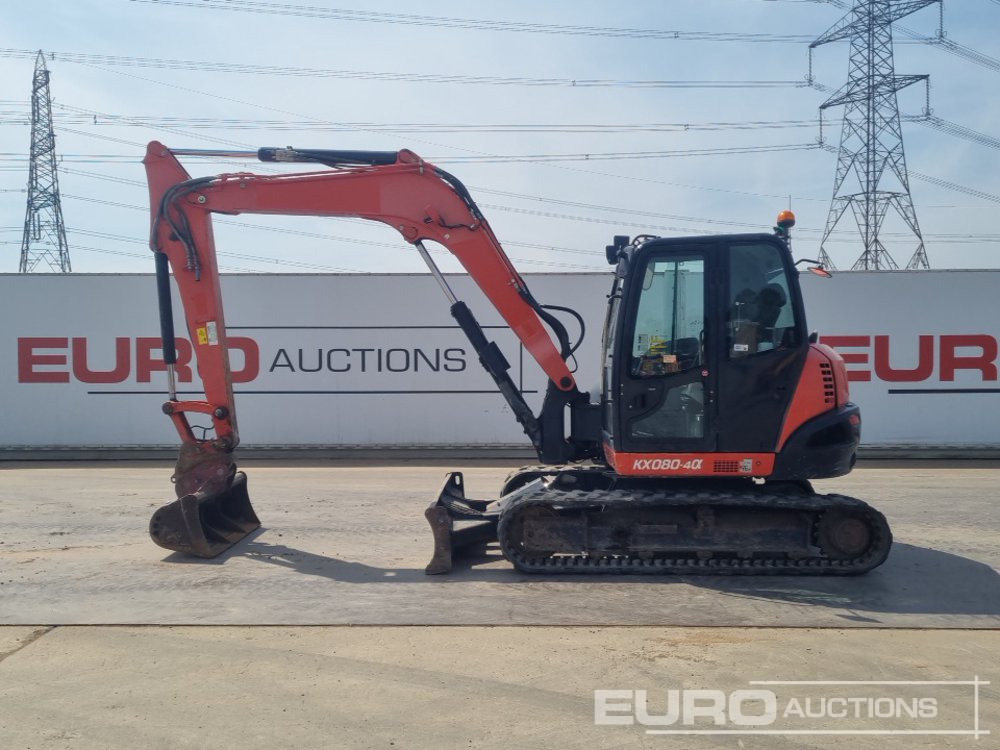 2018 Kubota KX080-4A - Mini pelle: photos 2 2018 Kubota KX080-4A - Mini pelle: photos 2