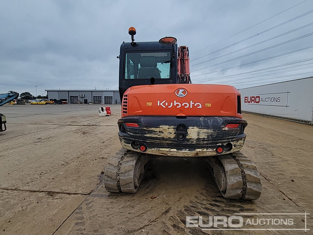 2018 Kubota KX080-4A - Mini pelle: photos 4 2018 Kubota KX080-4A - Mini pelle: photos 4