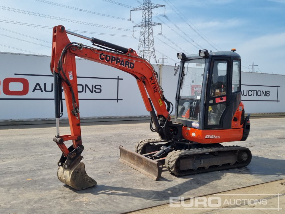 2018 Kubota KX101-3A 4HI - Mini pelle: photos 1 2018 Kubota KX101-3A 4HI - Mini pelle: photos 1