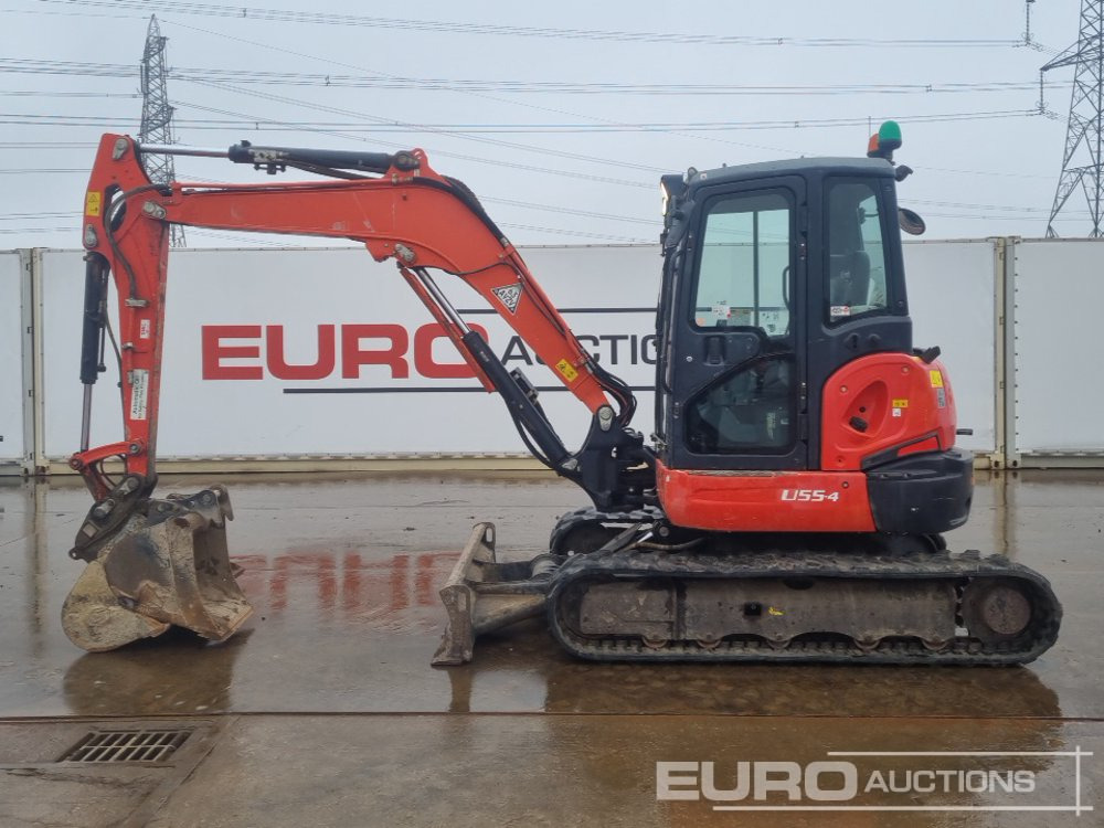 2018 Kubota U55-4 - Mini pelle: photos 2 2018 Kubota U55-4 - Mini pelle: photos 2
