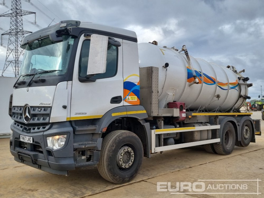 2018 Mercedes Arocs 2533 - Camion citerne: photos 1 2018 Mercedes Arocs 2533 - Camion citerne: photos 1
