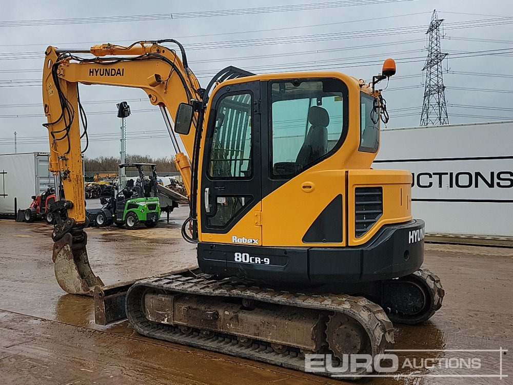 2019 Hyundai ROBEX80CR-9A - Mini pelle: photos 3 2019 Hyundai ROBEX80CR-9A - Mini pelle: photos 3