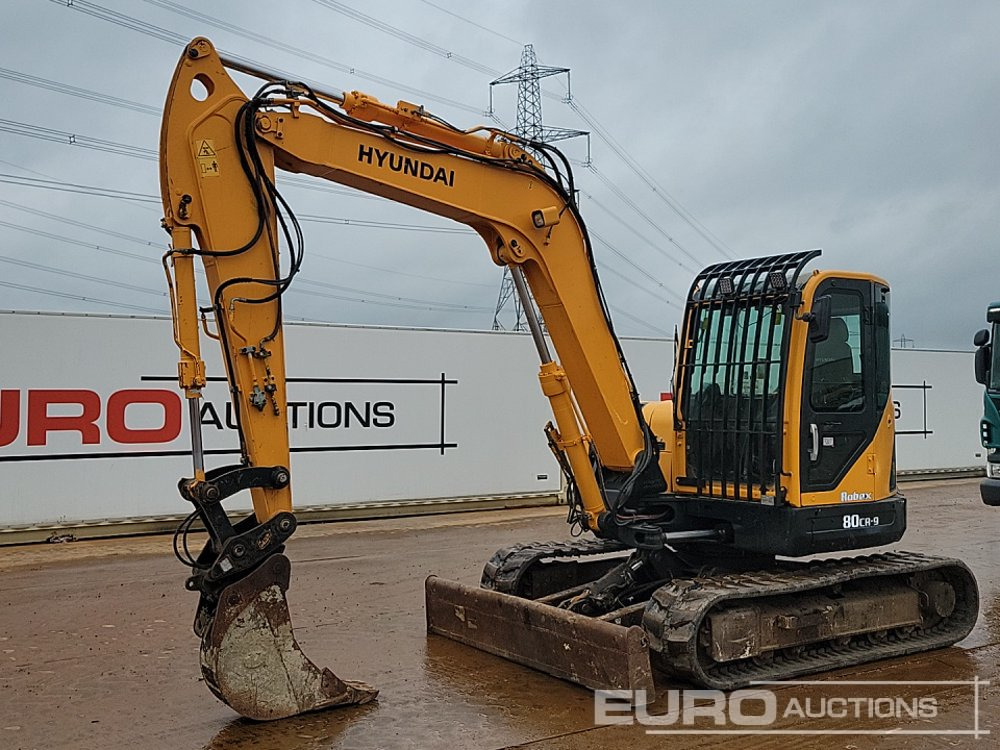 2019 Hyundai ROBEX80CR-9A - Mini pelle: photos 1 2019 Hyundai ROBEX80CR-9A - Mini pelle: photos 1