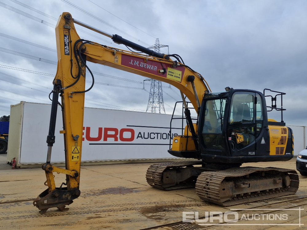 2019 JCB JS145LC - Pelle sur chenille: photos 1 2019 JCB JS145LC - Pelle sur chenille: photos 1