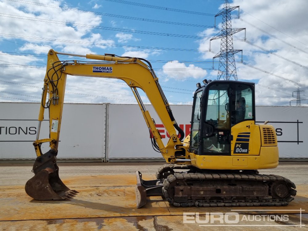 2019 Komatsu PC80MR-5 - Mini pelle: photos 2 2019 Komatsu PC80MR-5 - Mini pelle: photos 2