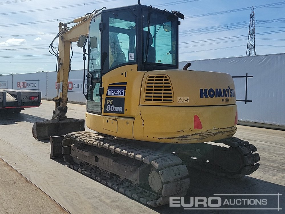 2019 Komatsu PC80MR-5 - Mini pelle: photos 3 2019 Komatsu PC80MR-5 - Mini pelle: photos 3