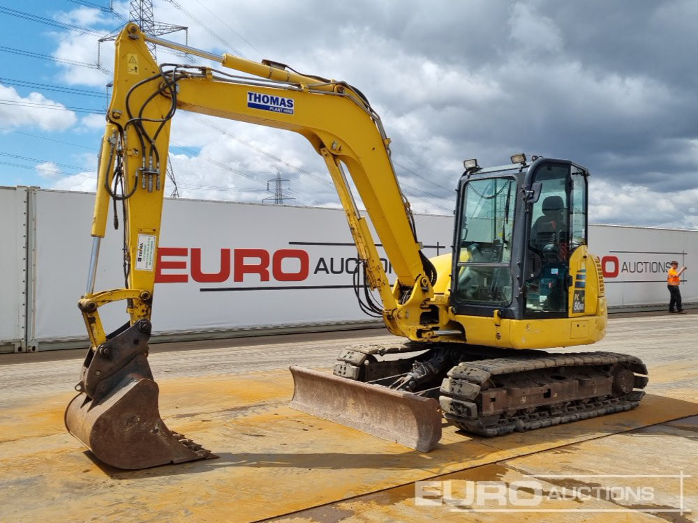 2019 Komatsu PC80MR-5 - Mini pelle: photos 1 2019 Komatsu PC80MR-5 - Mini pelle: photos 1