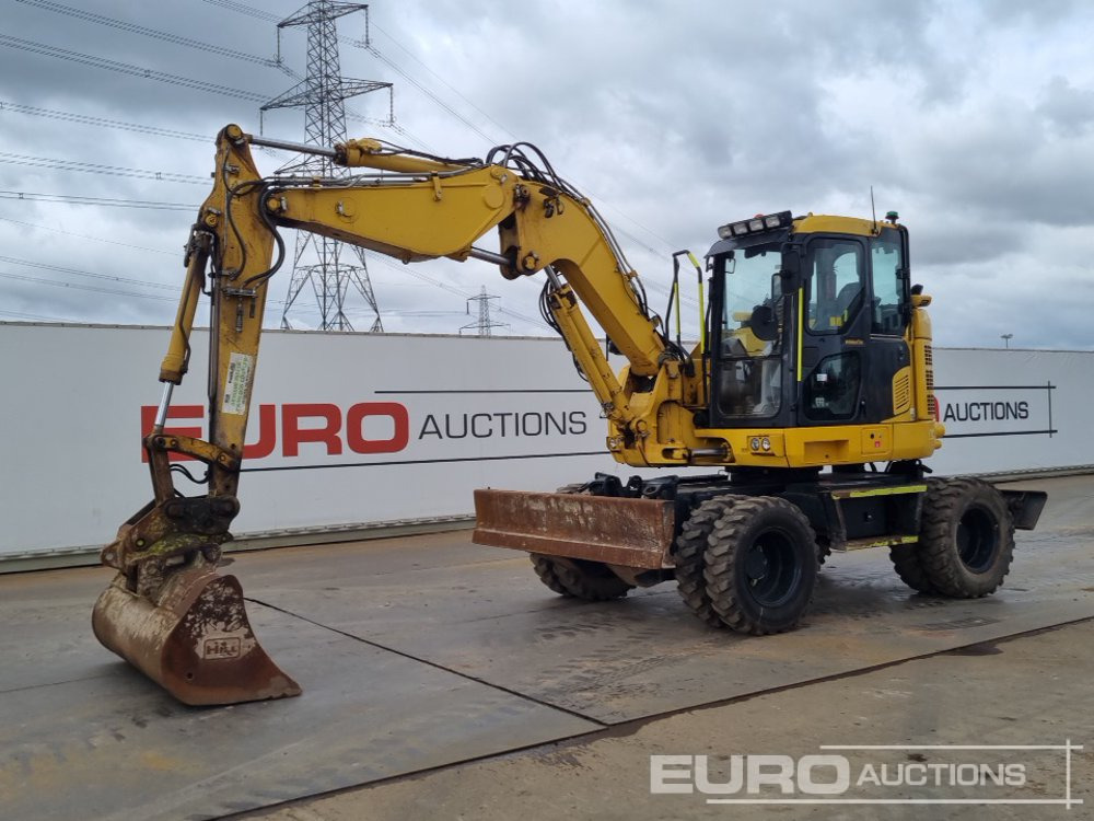 2019 Komatsu PW118MR-11 - Pelle sur pneus: photos 1 2019 Komatsu PW118MR-11 - Pelle sur pneus: photos 1
