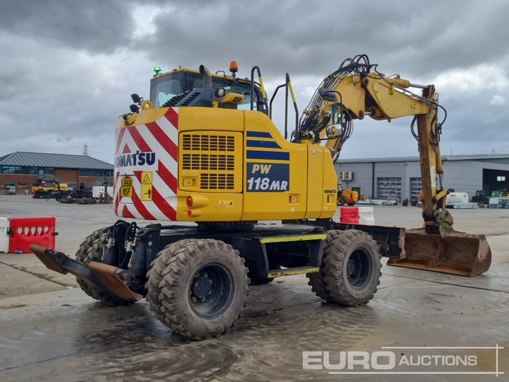 2019 Komatsu PW118MR-11 - Pelle sur pneus: photos 5 2019 Komatsu PW118MR-11 - Pelle sur pneus: photos 5