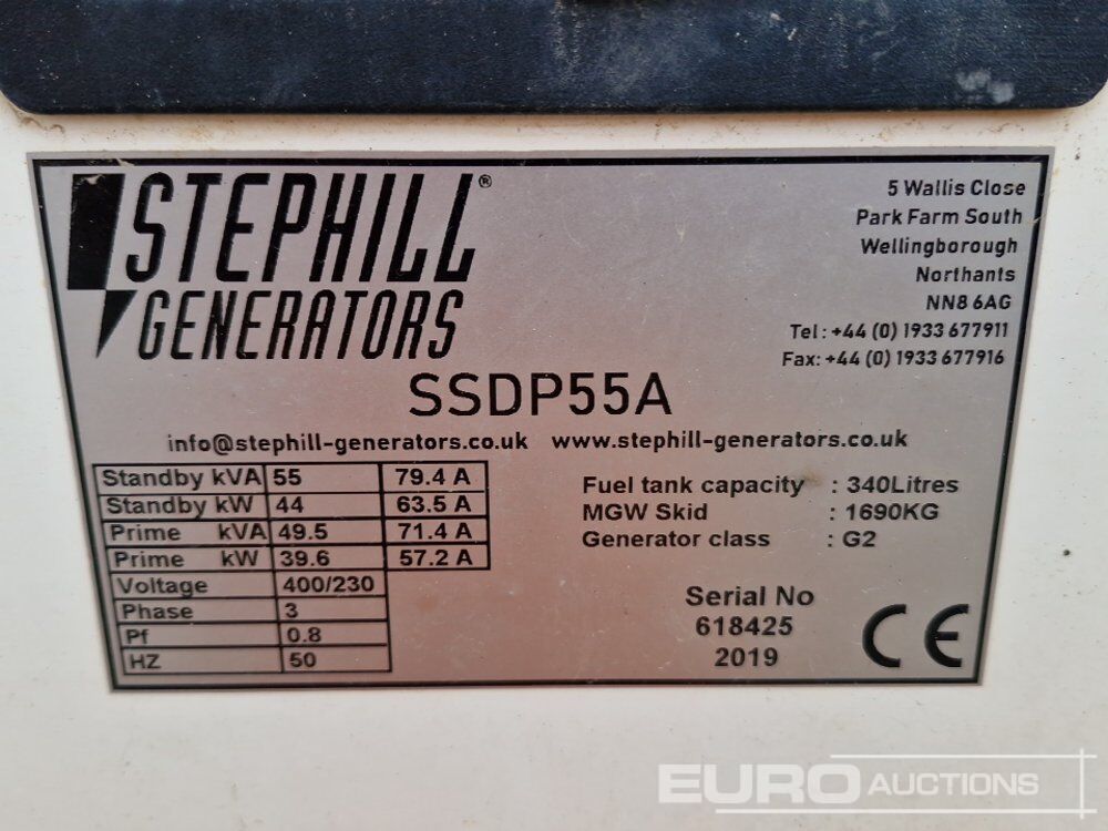 Groupe électrogène 2019 Stephill SSDP55A: photos 29 Groupe électrogène 2019 Stephill SSDP55A: photos 29