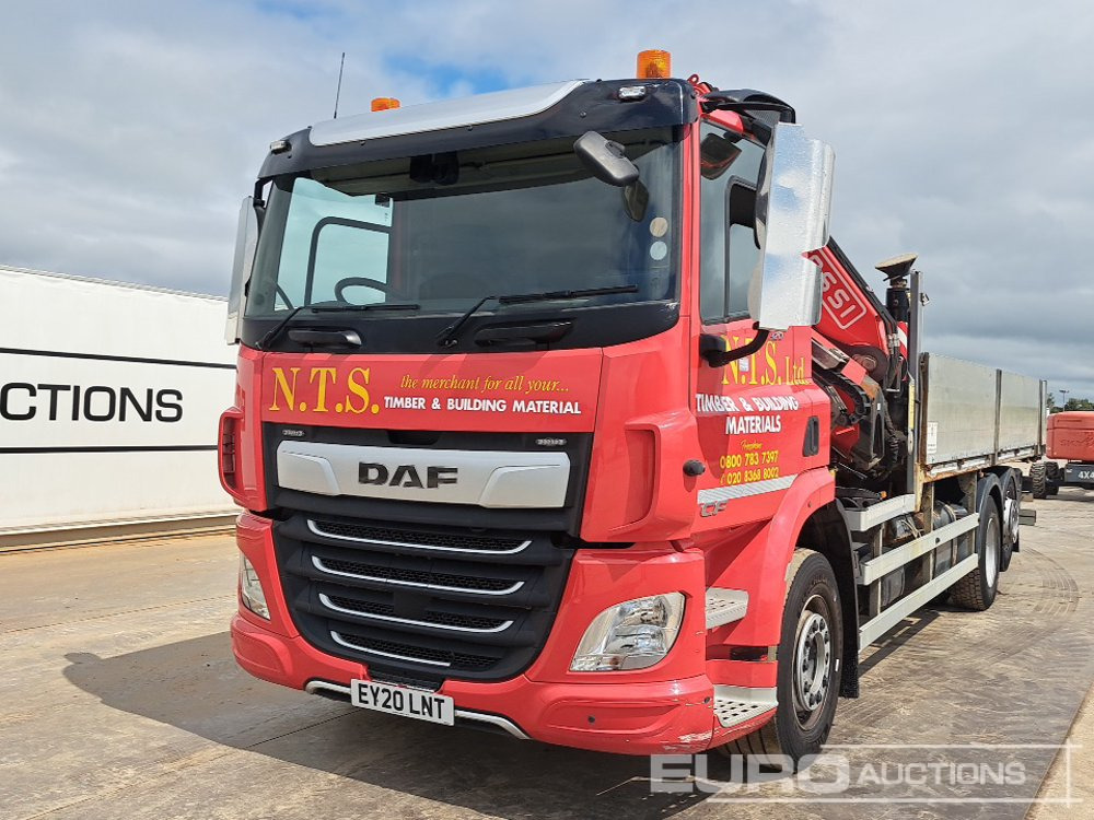 2020 DAF CF 320 - Camion plateau: photos 1 2020 DAF CF 320 - Camion plateau: photos 1