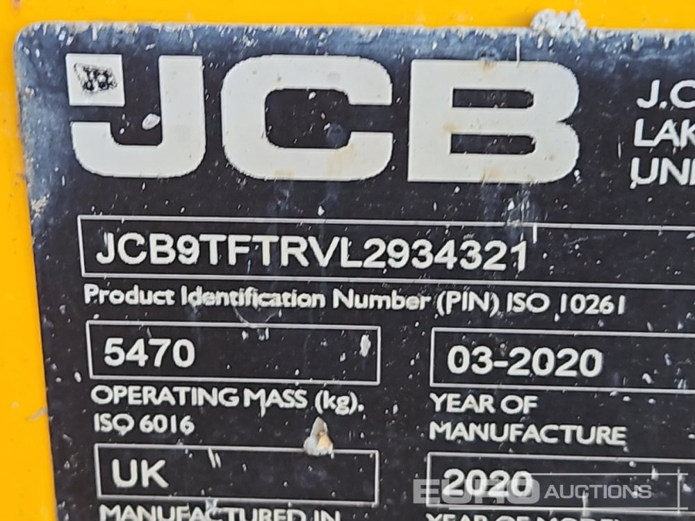 Mini tombereau 2020 JCB 9FT: photos 50