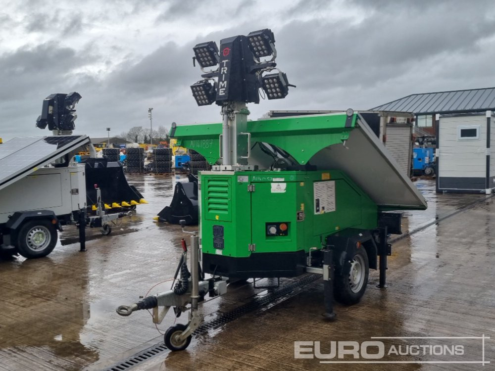 2020 Trime X-Solar Single Axle Solar Powered LED Lighting Tower - Mat d'éclairage: photos 1 2020 Trime X-Solar Single Axle Solar Powered LED Lighting Tower - Mat d'éclairage: photos 1