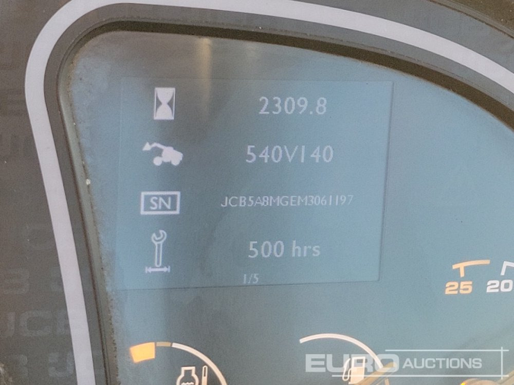 Chariot télescopique 2021 JCB 540-140 Hi Viz: photos 40 Chariot télescopique 2021 JCB 540-140 Hi Viz: photos 40