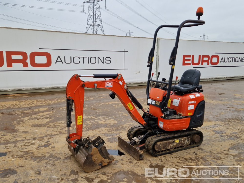2021 Kubota K008-3 - Mini pelle: photos 1 2021 Kubota K008-3 - Mini pelle: photos 1