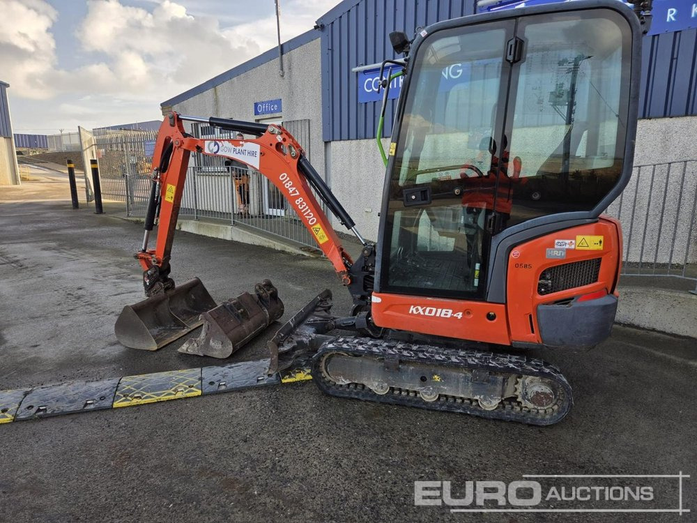 2021 Kubota KX018-4 - Mini pelle: photos 1 2021 Kubota KX018-4 - Mini pelle: photos 1
