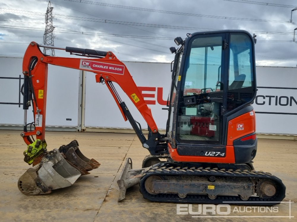 2021 Kubota U27-4 - Mini pelle: photos 2 2021 Kubota U27-4 - Mini pelle: photos 2