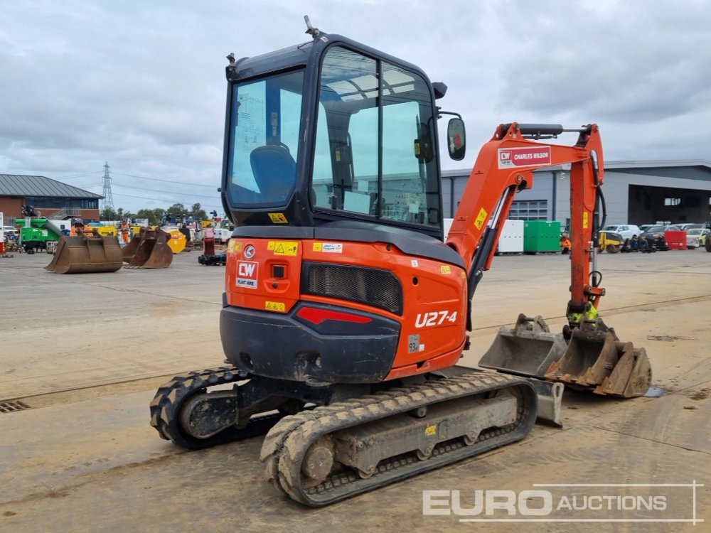 2021 Kubota U27-4 - Mini pelle: photos 5 2021 Kubota U27-4 - Mini pelle: photos 5
