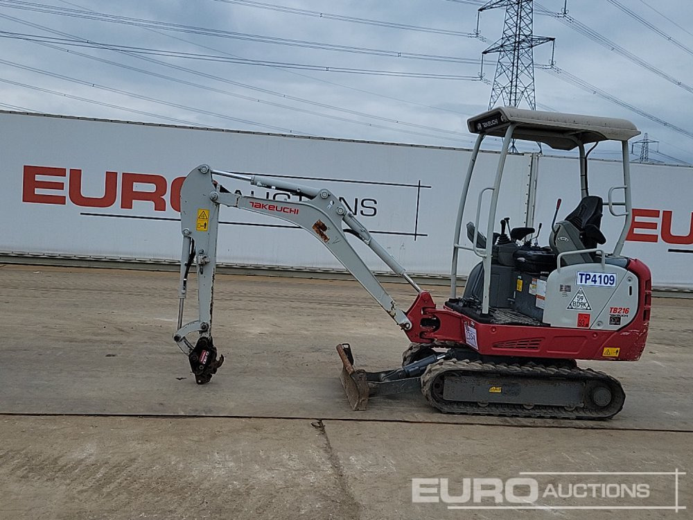 2021 Takeuchi TB216 - Mini pelle: photos 2 2021 Takeuchi TB216 - Mini pelle: photos 2
