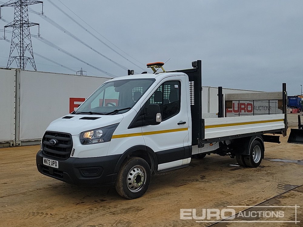 2022 Ford Transit 350 - Fourgon plateau: photos 1 2022 Ford Transit 350 - Fourgon plateau: photos 1