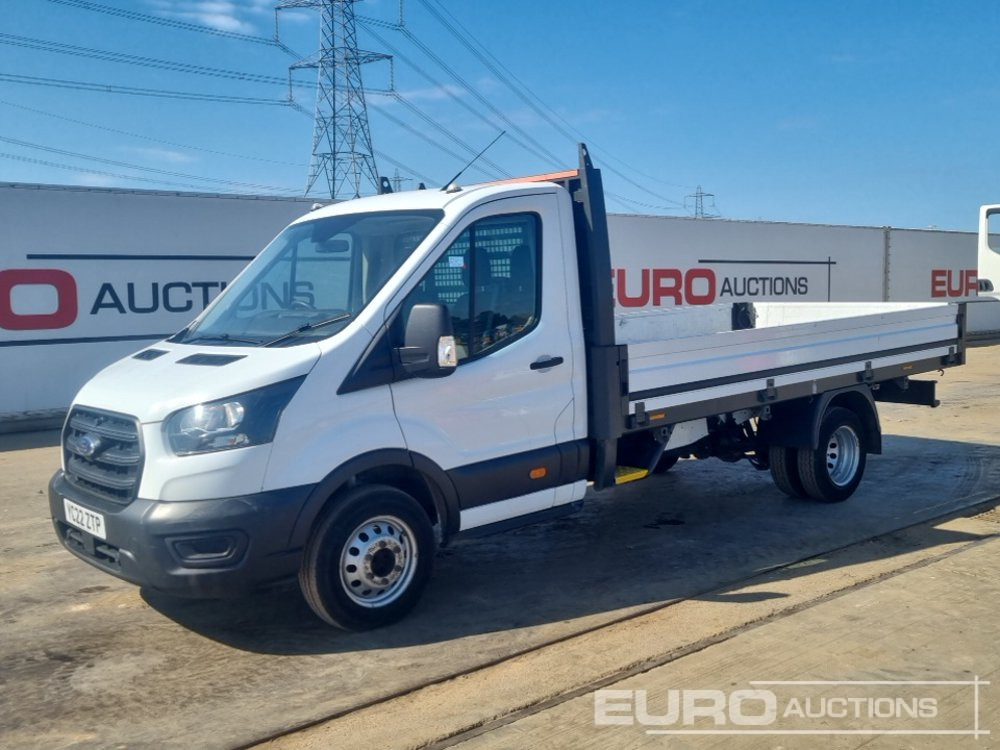 2022 Ford Transit 350 - Fourgon plateau: photos 1 2022 Ford Transit 350 - Fourgon plateau: photos 1