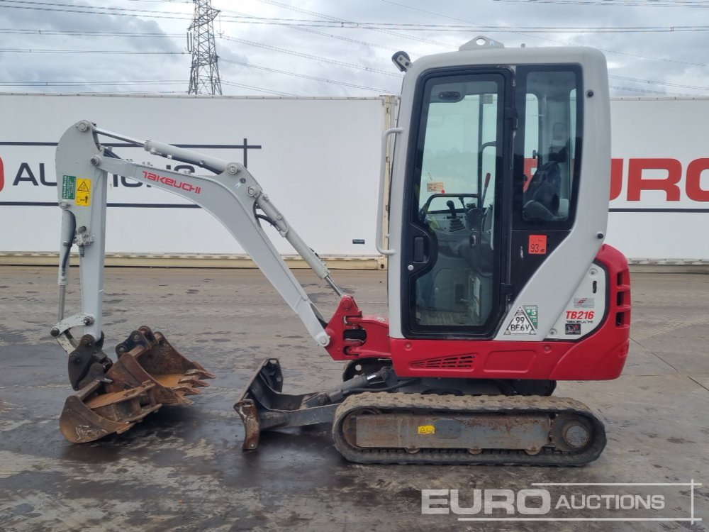 2022 Takeuchi TB216 - Mini pelle: photos 2 2022 Takeuchi TB216 - Mini pelle: photos 2