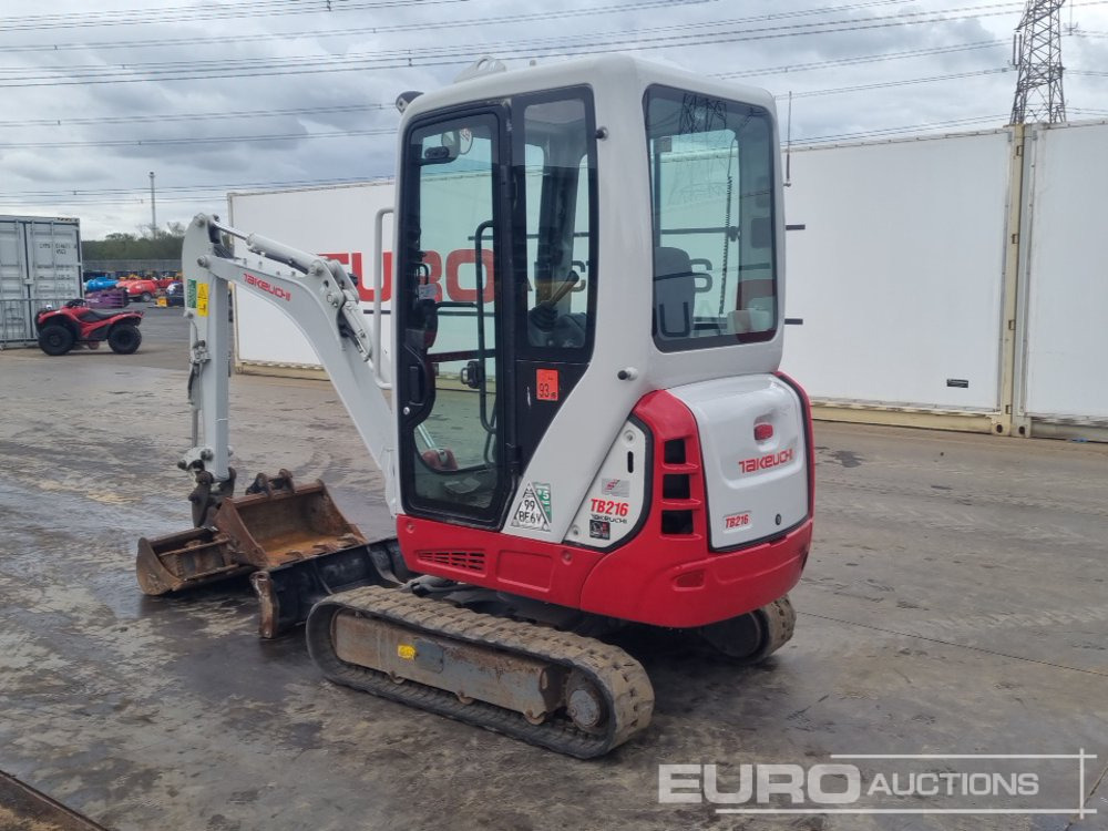 2022 Takeuchi TB216 - Mini pelle: photos 3 2022 Takeuchi TB216 - Mini pelle: photos 3