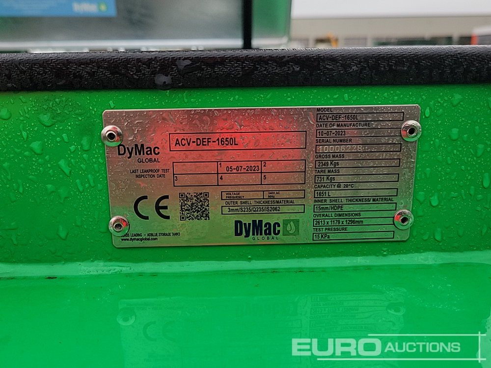 Cuve de stockage 2023 DYMAC ACV-DEF-1650L: photos 16