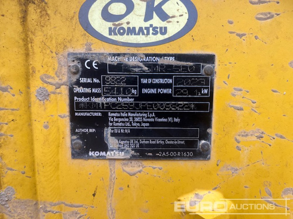 Mini pelle 2023 Komatsu PC55MR-5E0: photos 10