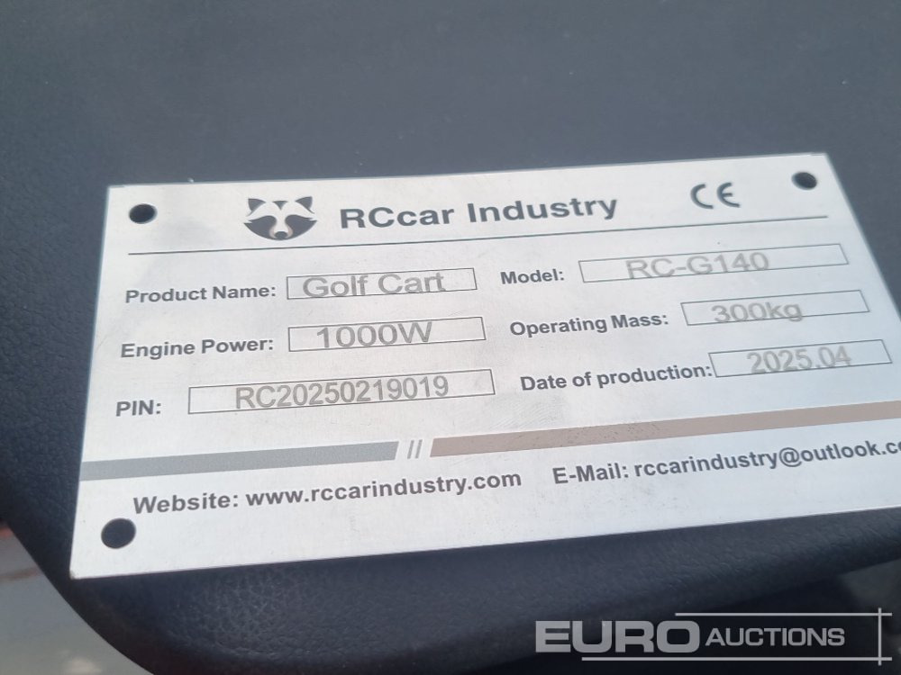 Voiturette de golf 2025 Raccoon RC-G140: photos 23