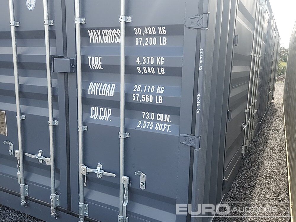 2026 40' HC Container, 2 Side Doors, One End Door, Lock Box. (Cannot Be Reconsigned) - Conteneur maritime: photos 2 2026 40' HC Container, 2 Side Doors, One End Door, Lock Box. (Cannot Be Reconsigned) - Conteneur maritime: photos 2