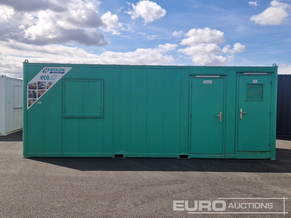 22' x 9' Welfare Unit, Drying Room, W/C, 6kVA Stephill Generator (Cannot Be Reconsigned) - Conteneur maritime: photos 2 22' x 9' Welfare Unit, Drying Room, W/C, 6kVA Stephill Generator (Cannot Be Reconsigned) - Conteneur maritime: photos 2