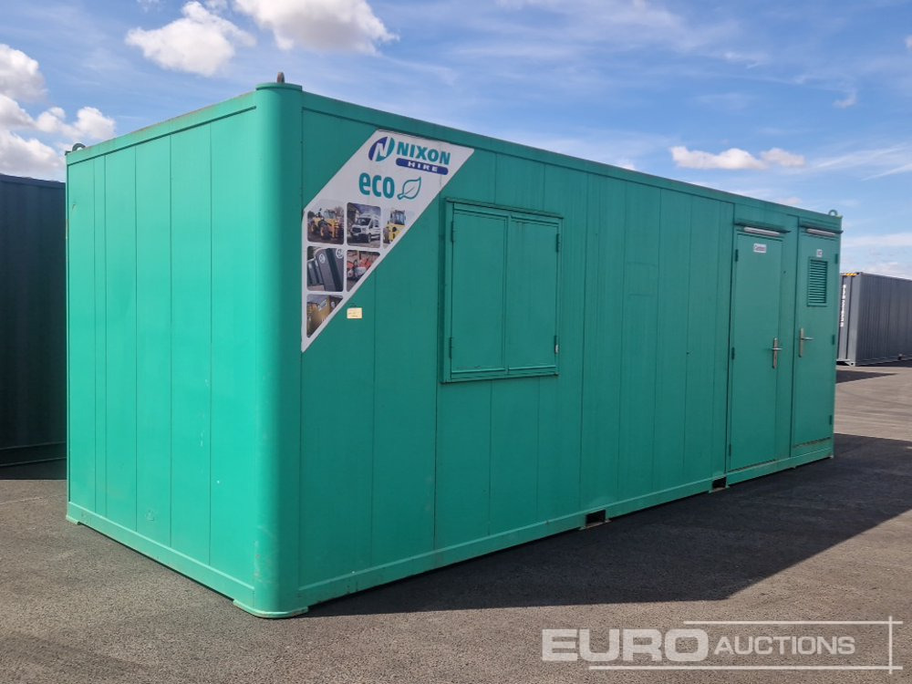 22' x 9' Welfare Unit, Drying Room, W/C, 6kVA Stephill Generator (Cannot Be Reconsigned) - Conteneur maritime: photos 1 22' x 9' Welfare Unit, Drying Room, W/C, 6kVA Stephill Generator (Cannot Be Reconsigned) - Conteneur maritime: photos 1