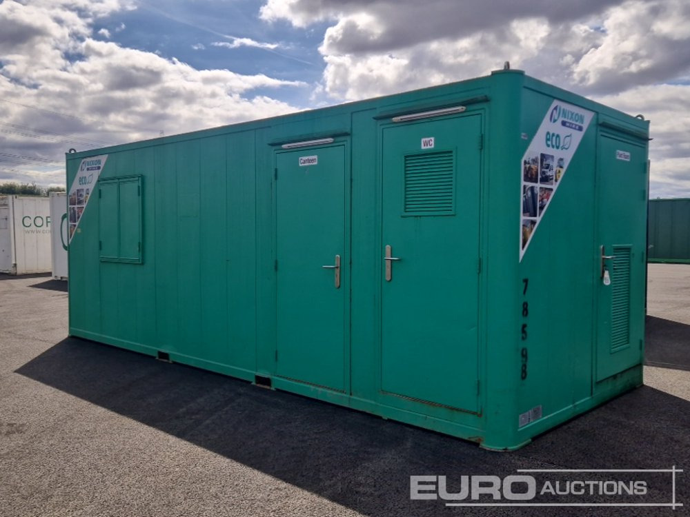 22' x 9' Welfare Unit, Drying Room, W/C, 6kVA Stephill Generator (Cannot Be Reconsigned) - Conteneur maritime: photos 3 22' x 9' Welfare Unit, Drying Room, W/C, 6kVA Stephill Generator (Cannot Be Reconsigned) - Conteneur maritime: photos 3