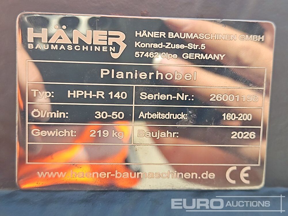 Accessoire pour Pelle 2026 Haner HPH-R140: photos 15 Accessoire pour Pelle 2026 Haner HPH-R140: photos 15