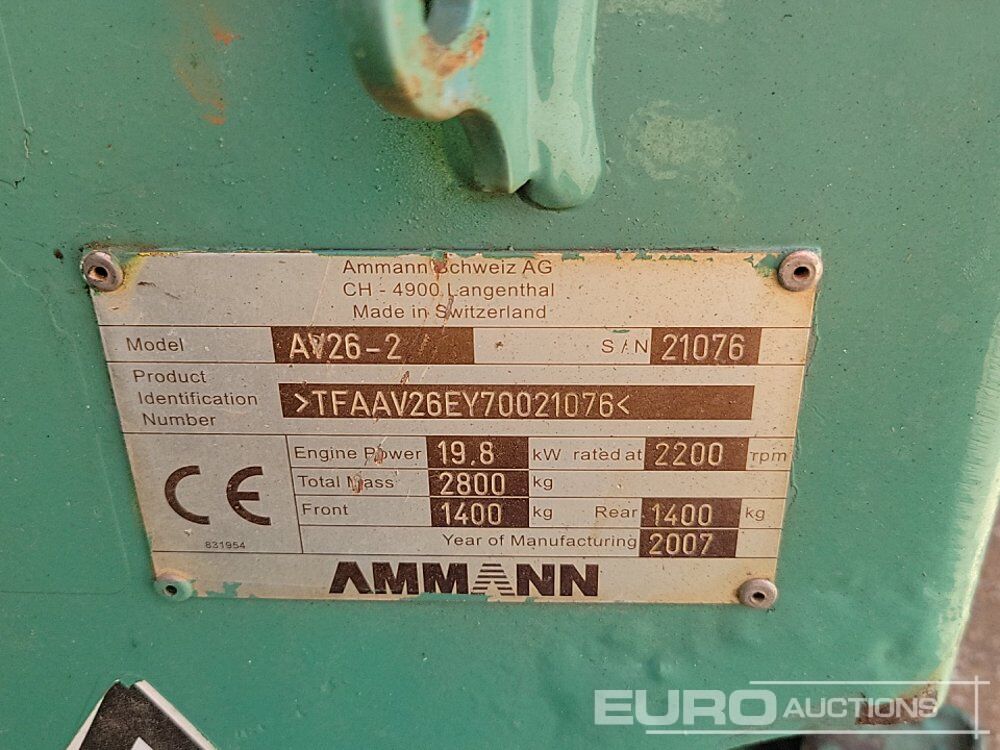 Compacteur Ammann AV26-2: photos 29 Compacteur Ammann AV26-2: photos 29