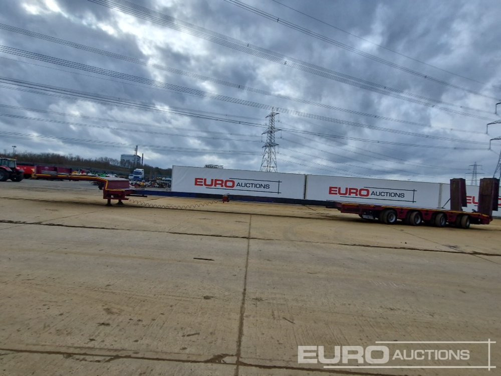 Broshuis 4 Axle Double Extender Low Loader Trailer, Neck Ramps, Out Riggers, Hydraulic Fliptoe Ramps, 12 Ton Gigant Axles, Tool Box - Semi-remorque surbaissé: photos 2 Broshuis 4 Axle Double Extender Low Loader Trailer, Neck Ramps, Out Riggers, Hydraulic Fliptoe Ramps, 12 Ton Gigant Axles, Tool Box - Semi-remorque surbaissé: photos 2