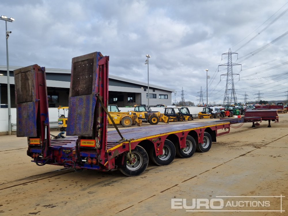 Broshuis 4 Axle Double Extender Low Loader Trailer, Neck Ramps, Out Riggers, Hydraulic Fliptoe Ramps, 12 Ton Gigant Axles, Tool Box - Semi-remorque surbaissé: photos 5 Broshuis 4 Axle Double Extender Low Loader Trailer, Neck Ramps, Out Riggers, Hydraulic Fliptoe Ramps, 12 Ton Gigant Axles, Tool Box - Semi-remorque surbaissé: photos 5