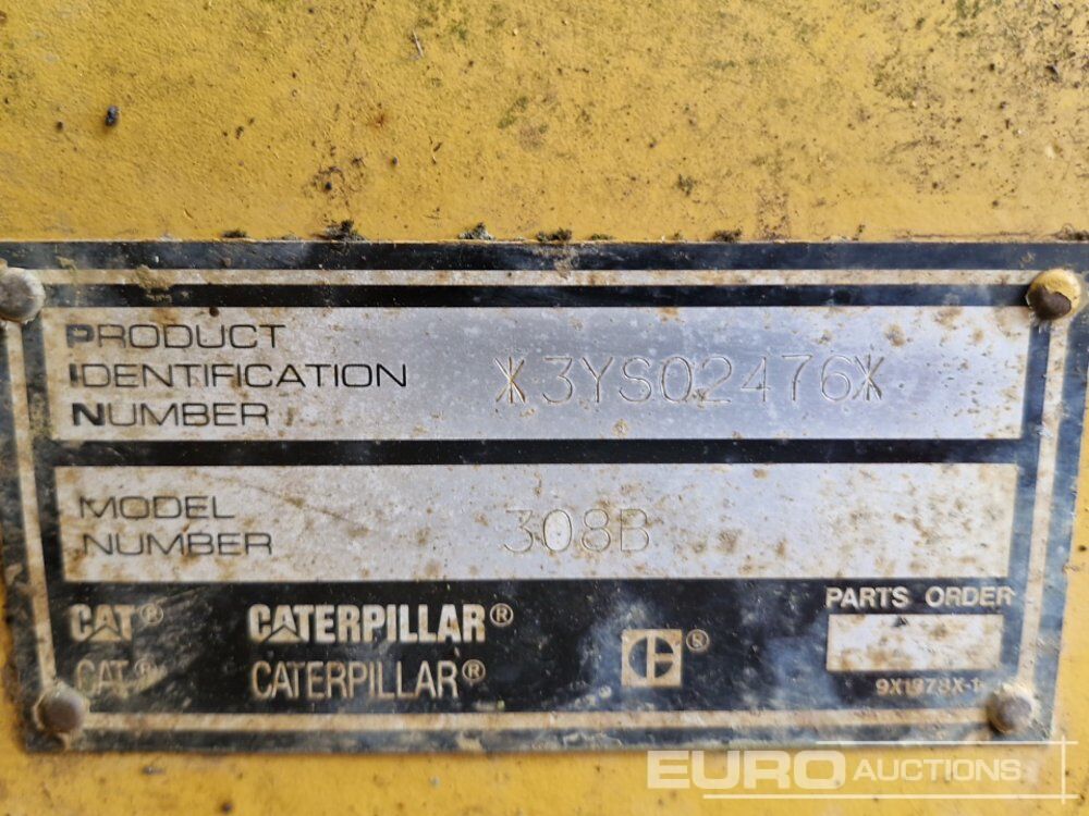 Mini pelle CAT 308B: photos 43 Mini pelle CAT 308B: photos 43