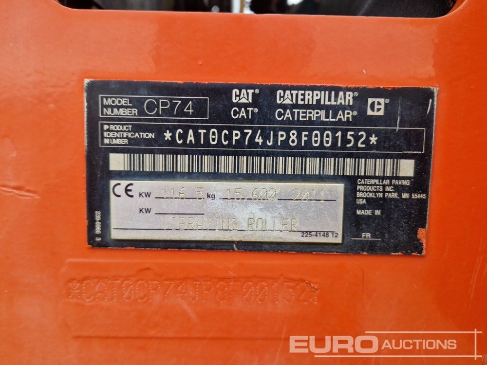 Compacteur CAT CP74: photos 40 Compacteur CAT CP74: photos 40
