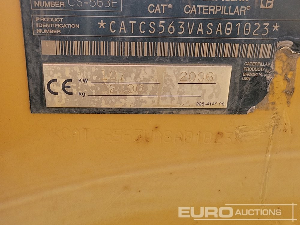 Compacteur CAT CS563E: photos 35
