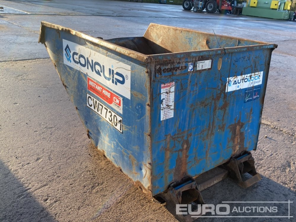 Conquip Tipping Skip to suit Forklift - Benne basculante: photos 2 Conquip Tipping Skip to suit Forklift - Benne basculante: photos 2