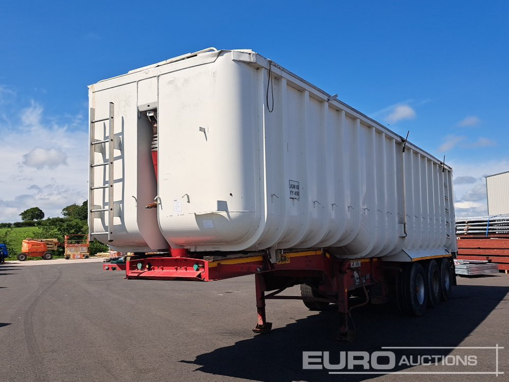 Crane Fruehauf Tri Axle Bulk Tipping Trailer - Semi-remorque benne: photos 1 Crane Fruehauf Tri Axle Bulk Tipping Trailer - Semi-remorque benne: photos 1