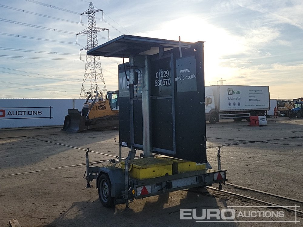 Graham Edwards Single Axle Mobile Variable Message Signs Trailer - Remorque porte engin: photos 3 Graham Edwards Single Axle Mobile Variable Message Signs Trailer - Remorque porte engin: photos 3