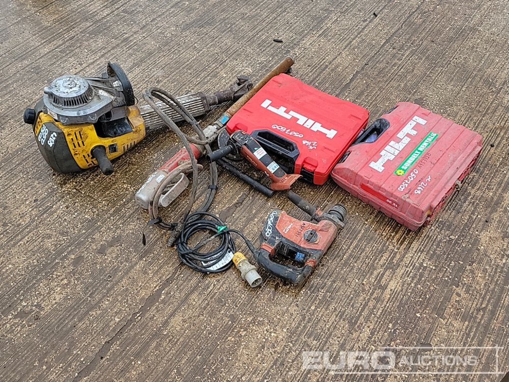 Hilti Hammer Drill (2 of), Hilti Battery Impact Gun, Hilti Battery Grinder, Hycon Hydraulic Core Drill, Wacker Neuson Hand Held Breaker - Matériel de chantier: photos 5 Hilti Hammer Drill (2 of), Hilti Battery Impact Gun, Hilti Battery Grinder, Hycon Hydraulic Core Drill, Wacker Neuson Hand Held Breaker - Matériel de chantier: photos 5