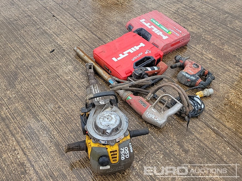 Hilti Hammer Drill (2 of), Hilti Battery Impact Gun, Hilti Battery Grinder, Hycon Hydraulic Core Drill, Wacker Neuson Hand Held Breaker - Matériel de chantier: photos 3 Hilti Hammer Drill (2 of), Hilti Battery Impact Gun, Hilti Battery Grinder, Hycon Hydraulic Core Drill, Wacker Neuson Hand Held Breaker - Matériel de chantier: photos 3