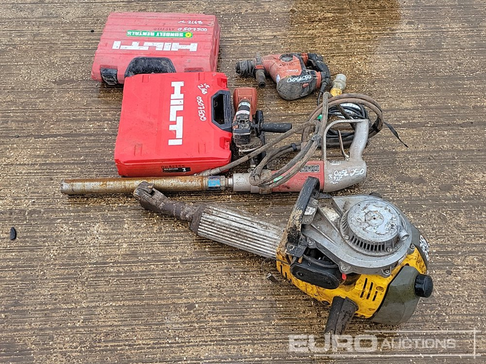 Hilti Hammer Drill (2 of), Hilti Battery Impact Gun, Hilti Battery Grinder, Hycon Hydraulic Core Drill, Wacker Neuson Hand Held Breaker - Matériel de chantier: photos 2 Hilti Hammer Drill (2 of), Hilti Battery Impact Gun, Hilti Battery Grinder, Hycon Hydraulic Core Drill, Wacker Neuson Hand Held Breaker - Matériel de chantier: photos 2