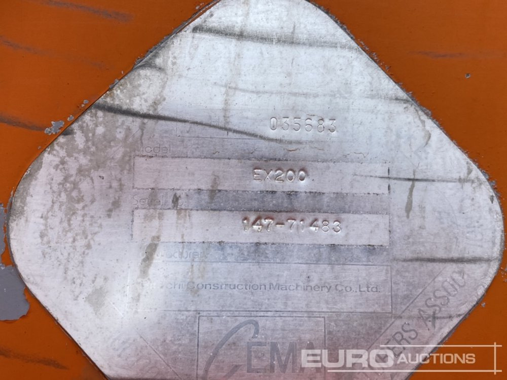 Pelle sur chenille Hitachi EX200: photos 41